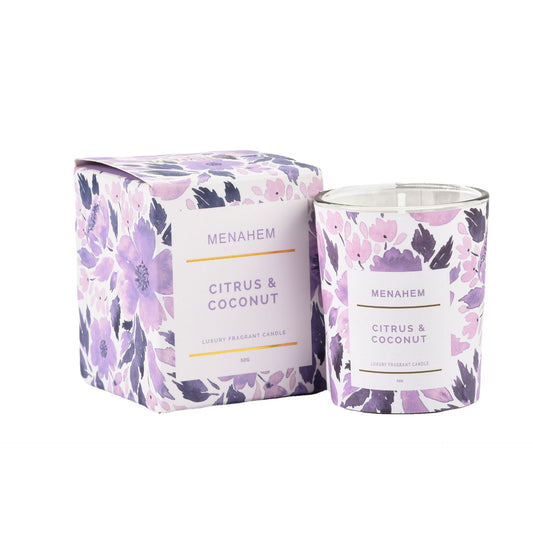 Floral Scented Candle