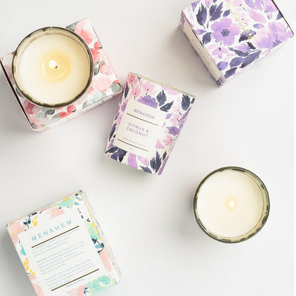 Floral Scented Candle