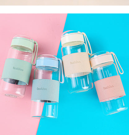 Mini Leather Sleeve Bottle