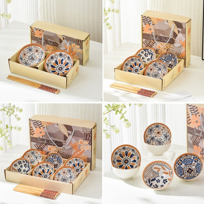 Ceramic Double Bowl Set