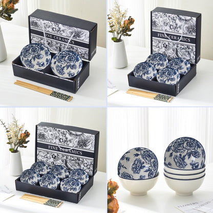 Ceramic Double Bowl Set