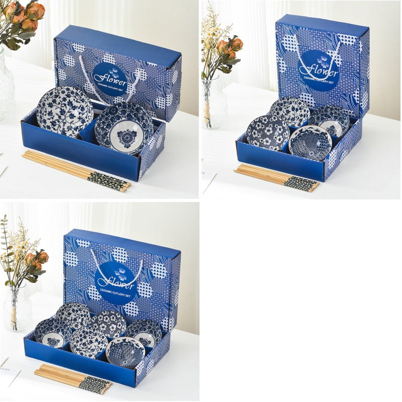 Ceramic Double Bowl Set