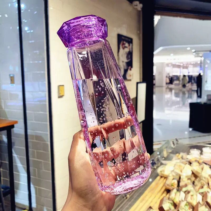 Crystal Glass Water Bottle