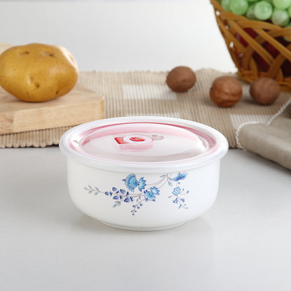 Rose Ceramic Airtight Bowl