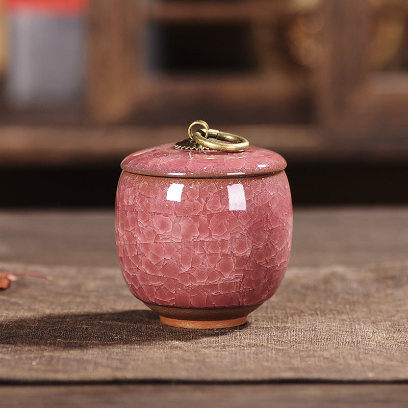 Glazed Ceramic Seasoning Jar