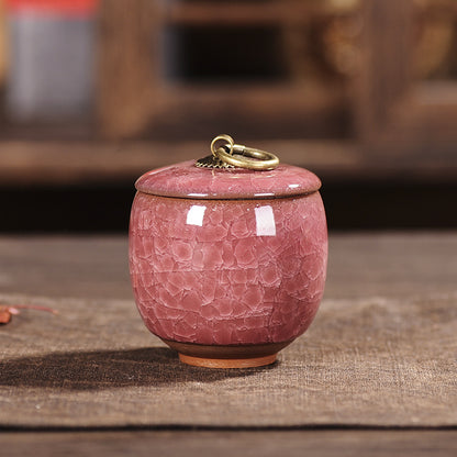 Glazed Ceramic Seasoning Jar
