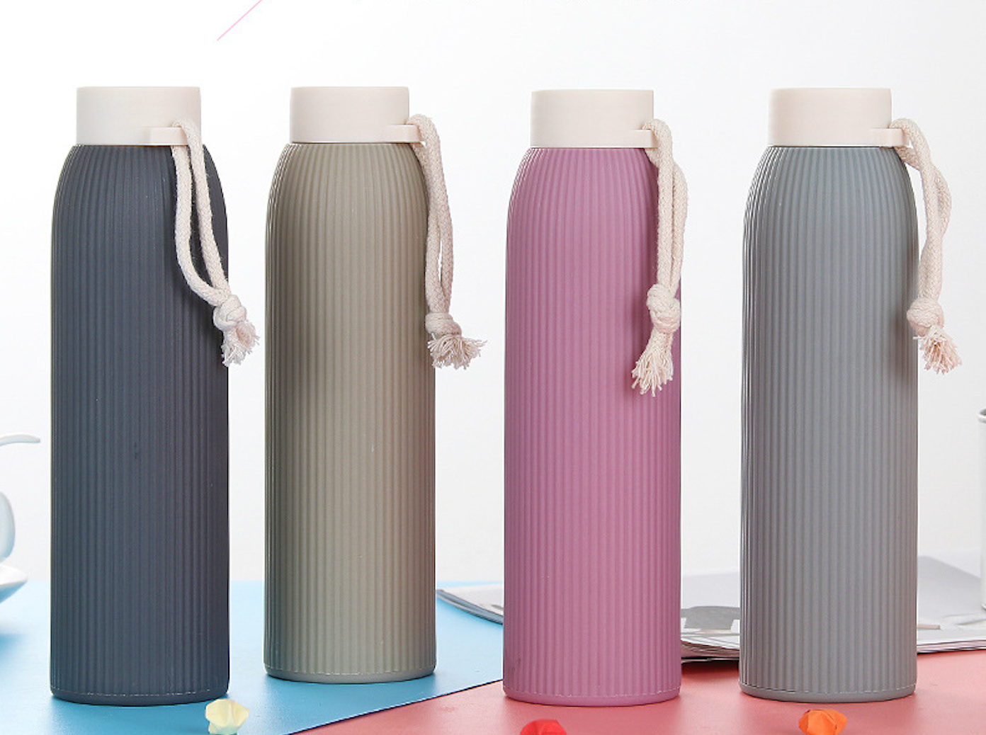 Macron Pastel Bottles