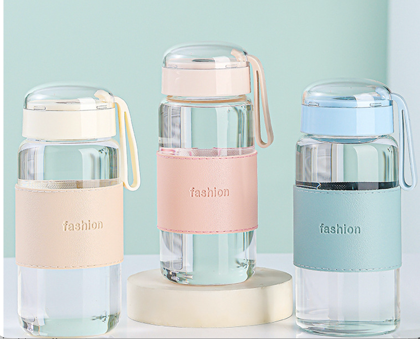 Mini Leather Sleeve Bottle