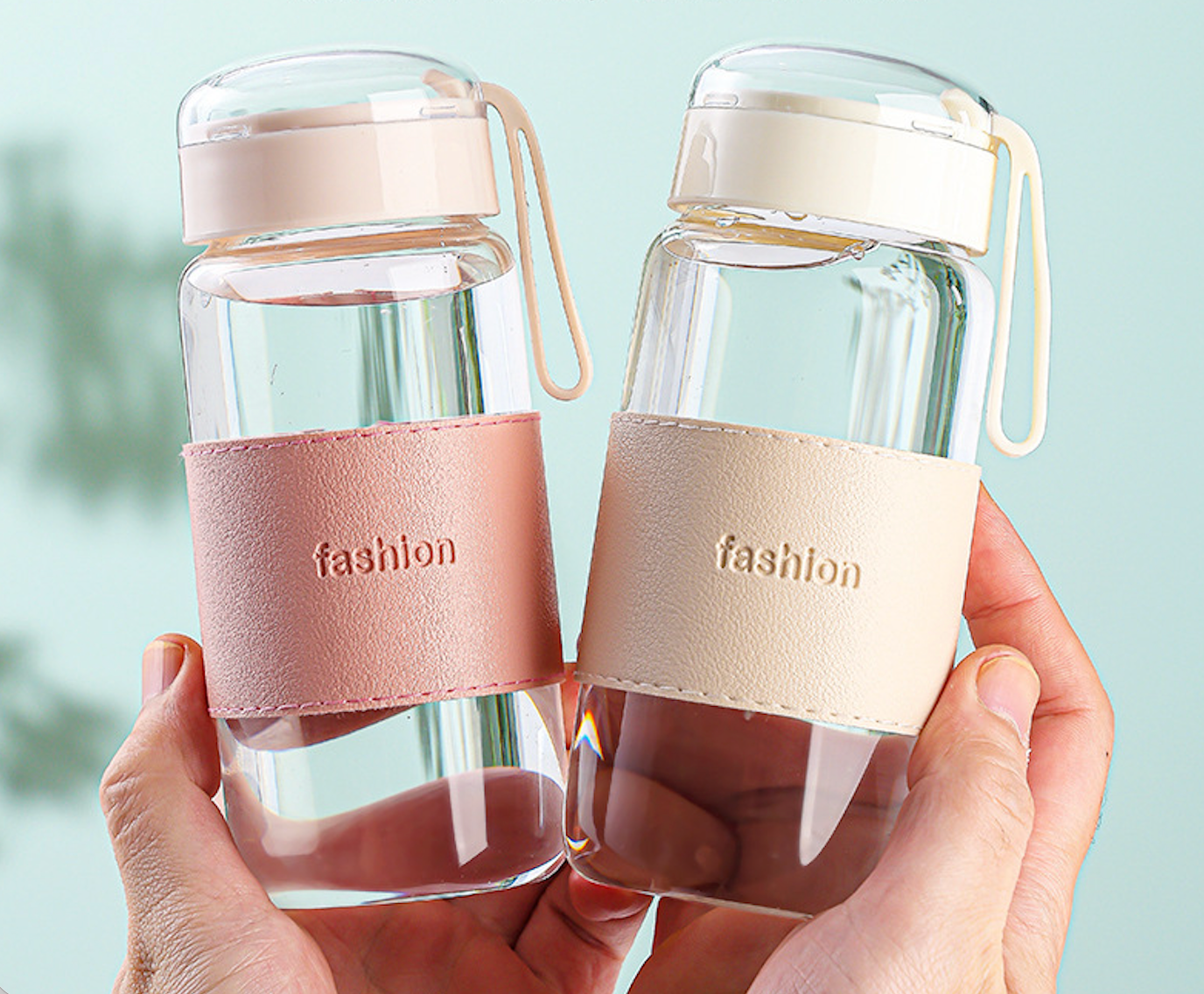 Mini Leather Sleeve Bottle