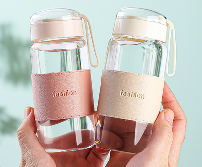 Mini Leather Sleeve Bottle