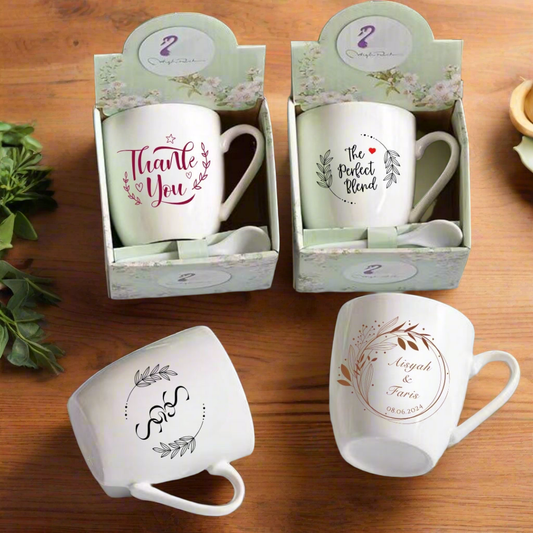 Espresso Ceramic Mug Set